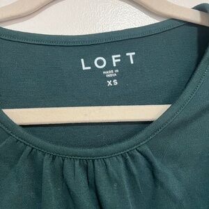 Loft Long Sleeve Ruffle Shirt